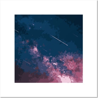 Sky full of stars painting art Posters and Art